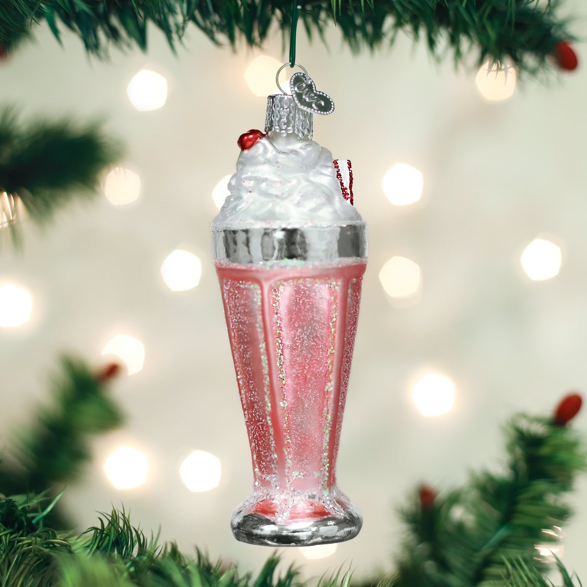 Milkshake Glass Ornament